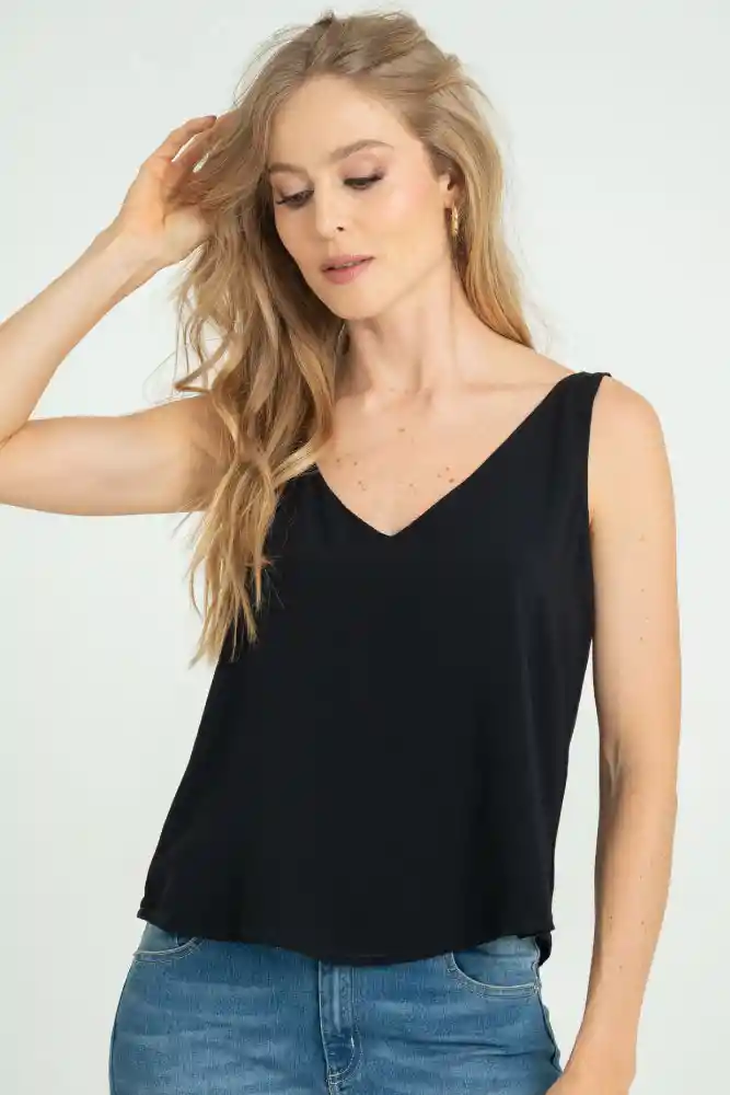 Blusa Mucura Color Negro Talla S