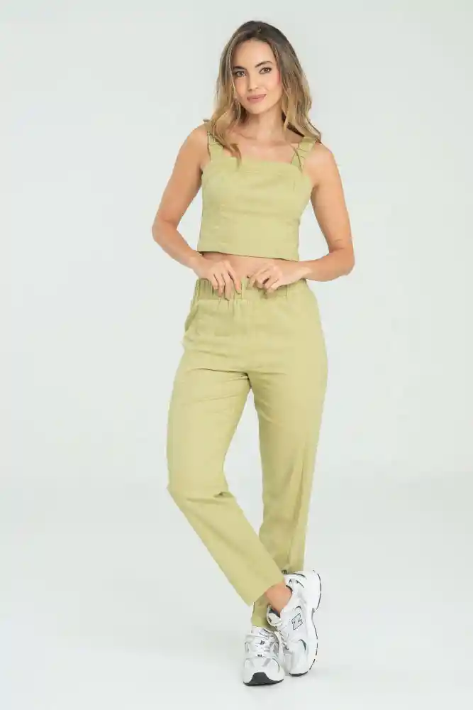 Pantalon Yhorke Color Verde Olivo Talla 8