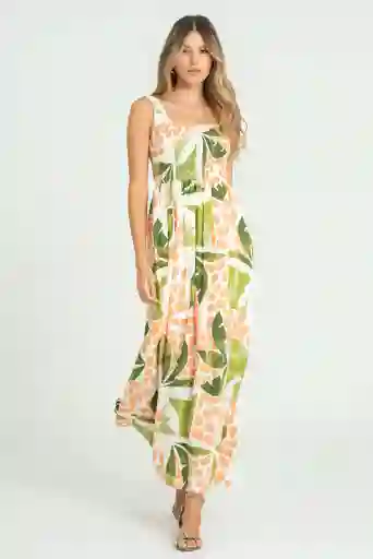 Vestido Malaga Color Rosado Salmon Talla L