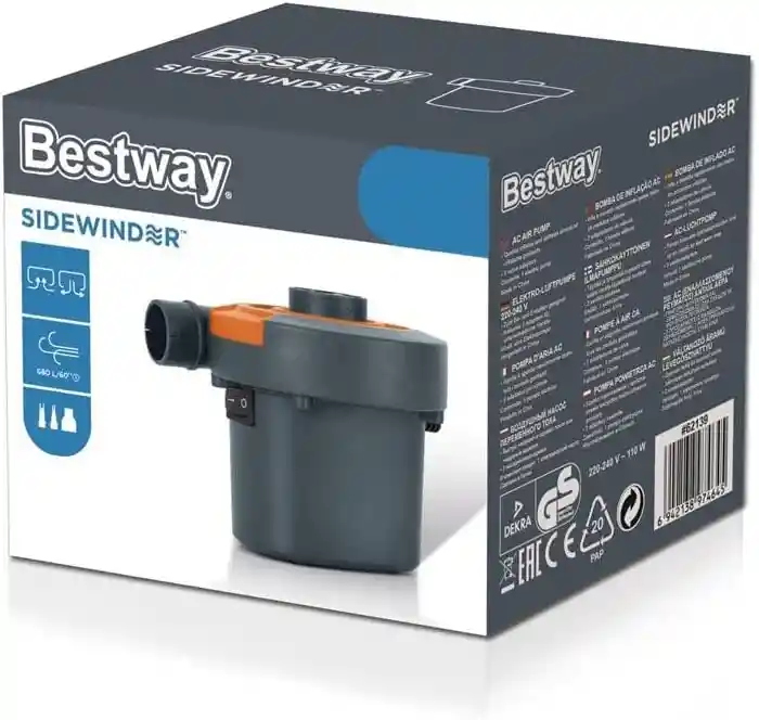 Bomba Inflador Electrico Bestway Colchones Flotadores 120v