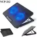 Base Refrigerante Para Portatil Ncp-212 3 Niveles 2 Ventiladores