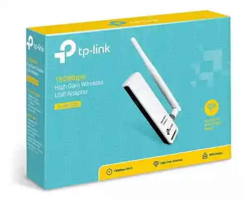 Adaptador Usb Wifi Tplink Con Antena 150mbps-ref. Tl-wn722n