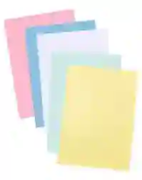1/8 Cartulina De Colores Paquete X 10