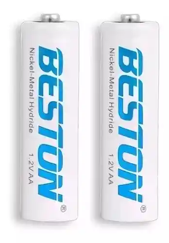 Baterías Pila Original Recargables Aa 2700mah X2 Beston Hr06