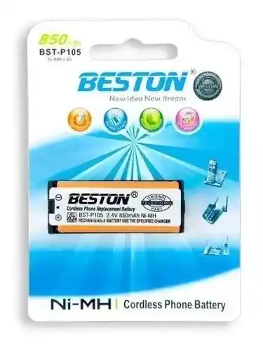 Batería Recargable Beston Bst-p105 Para Teléfonos Inalámbricos – 2.4v Ni-mh 850mah