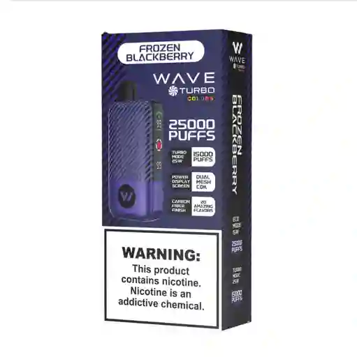 Vape Wave Turbo Frozen Blackberry 25.000 Puffs