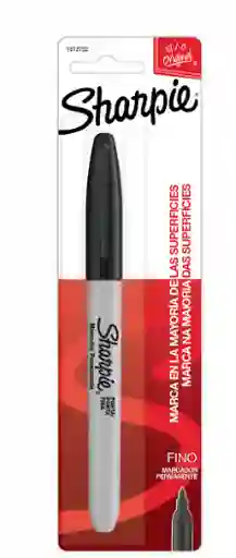 Marcador Permanente Fino Sharpie, Negro