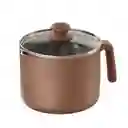 Jarro Lechero Universal Ambar 1.5 Litros Con Tapa De Vidrio