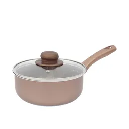 Perol Universal Ambar 18 Cm + Tapa En Vidrio Antiadherente