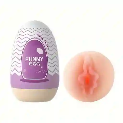 Huevo Masturbador Vagina Funny Egg Morado Lilo - Juguete Masculino