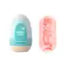 Huevo Masturbador Boca Funny Egg Azul Lilo - Juguete Masculino