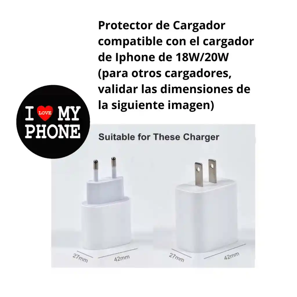 Kit Completo Protector De Cable + Protector De Cargador Iphone 18w/20w. Modelo: Iron Man