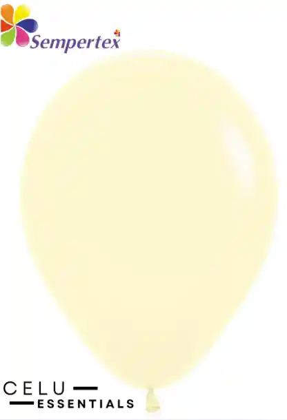 Globos Sempertex Bombas 50 Unidades Pastel Mate Amarillo