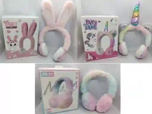 Audifonos Diadema Peluche
