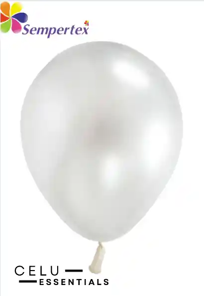 Globos Sempertex Bombas 50 Unidades Satin Blanco