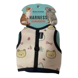 Arnés Chaleco Pequeño Para Perro Mershop Talla Xs- S -m-l Gatos Lu 217