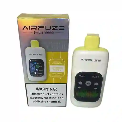Vape Airfuze Banano 30mil Puffs Vaper Vapper Vapeador Cigarrilo Electronico