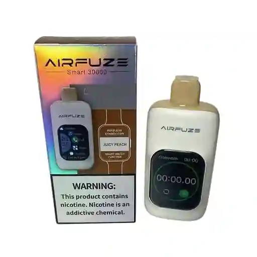 Vape Airfuze Durazno 30mil Puffs Vaper Vapper Vapeador Cigarrilo Electronico