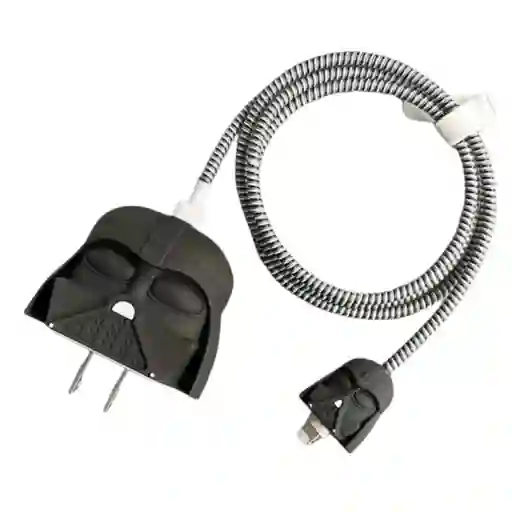 Kit Completo Protector De Cable + Protector De Cargador Iphone 18w/20w. Modelo: Darth Vader (star Wars)