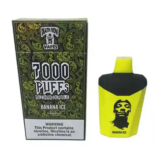 Vape 7000 Puff Death Row Banano Vape Vaper Vapper Vapeador Cigarro Electronico
