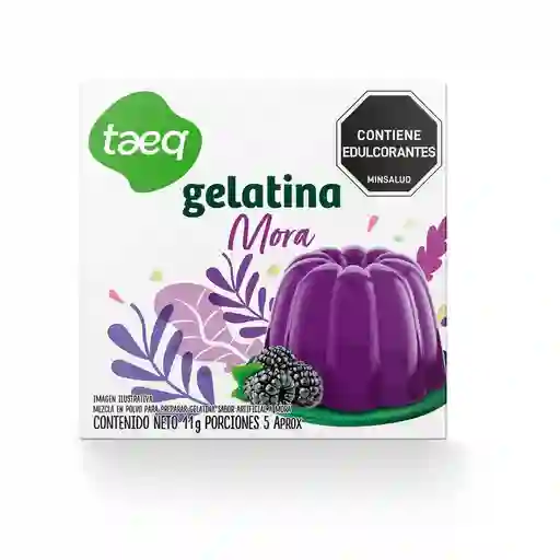 Gelatina Sin Azúcar Sabor Mora Taeq