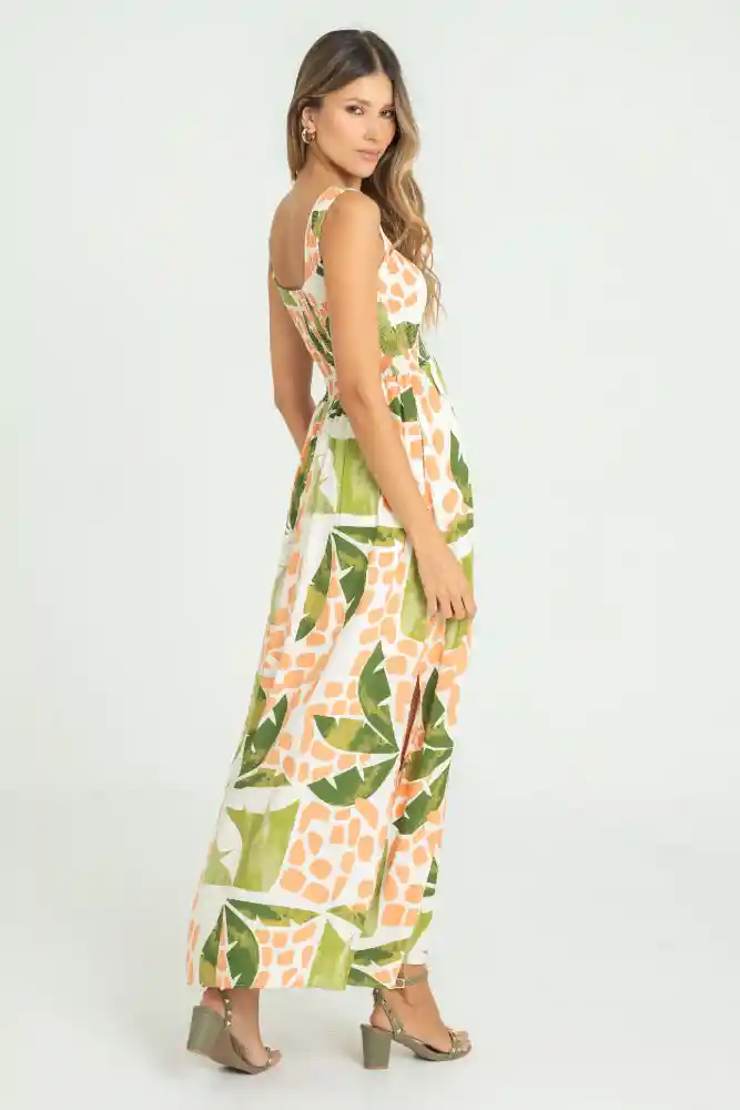 Vestido Malaga Color Rosado Salmon Talla Xs