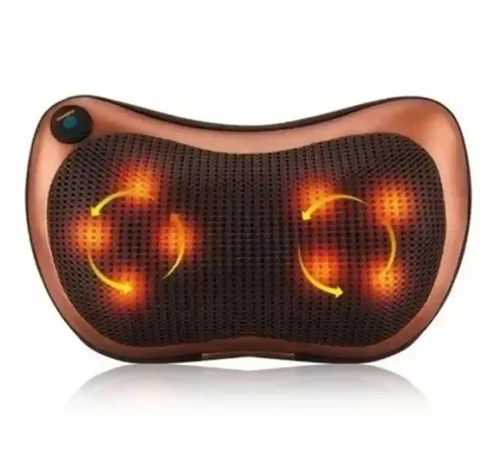 Cojin Masajeador Con Adaptador Para Carro Y Hogar Portatil