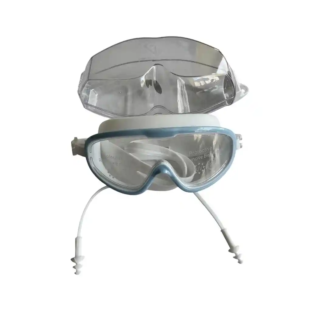 Gafas Natación Kids Gvsport Fs-2008/ Blanco- Azul Claro