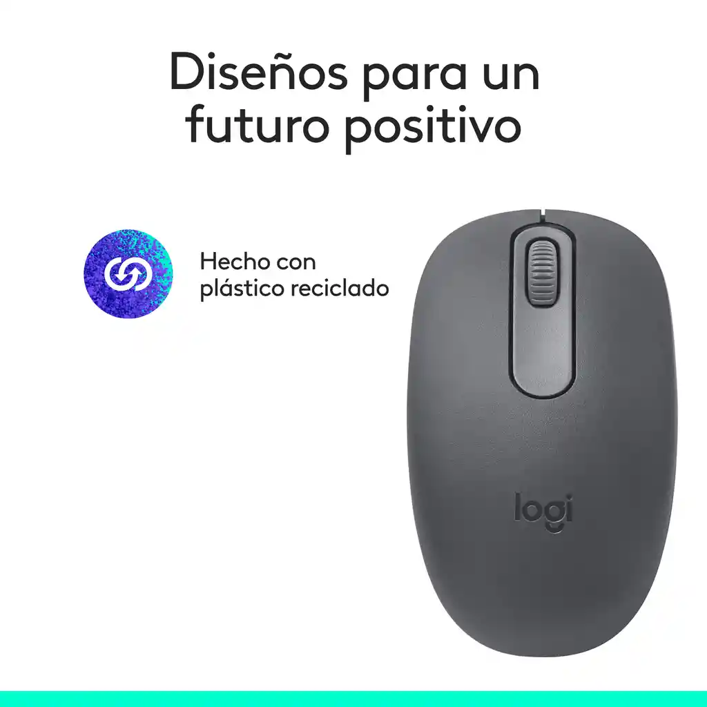 Mouse Bluetooth Inalámbrico Logitech M196 Grafito