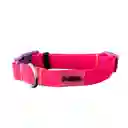 Collar Goma Fucsia Talla Xs