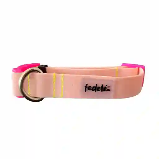 Collar Goma Rosa Talla S