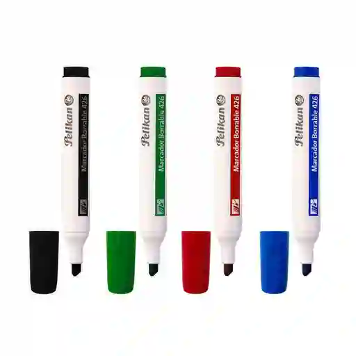 Marcador Borrable Pelikan X 4 Colores