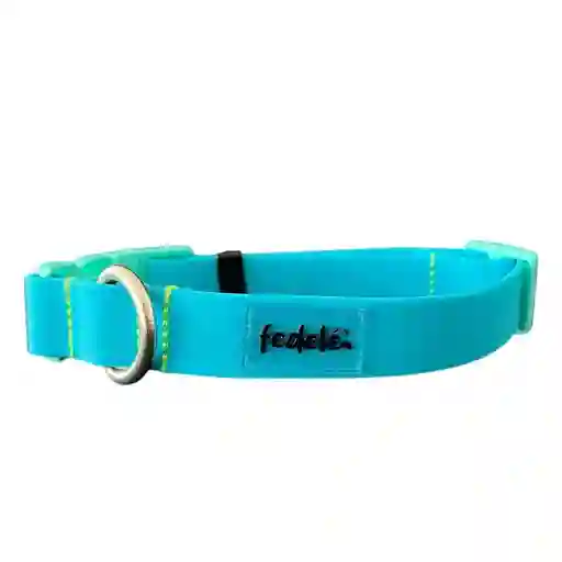 Collar Goma Azul Talla L
