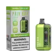 Vaporizador Priv Bar Turbo Tropical Lime Blast Ice 15000 Pff