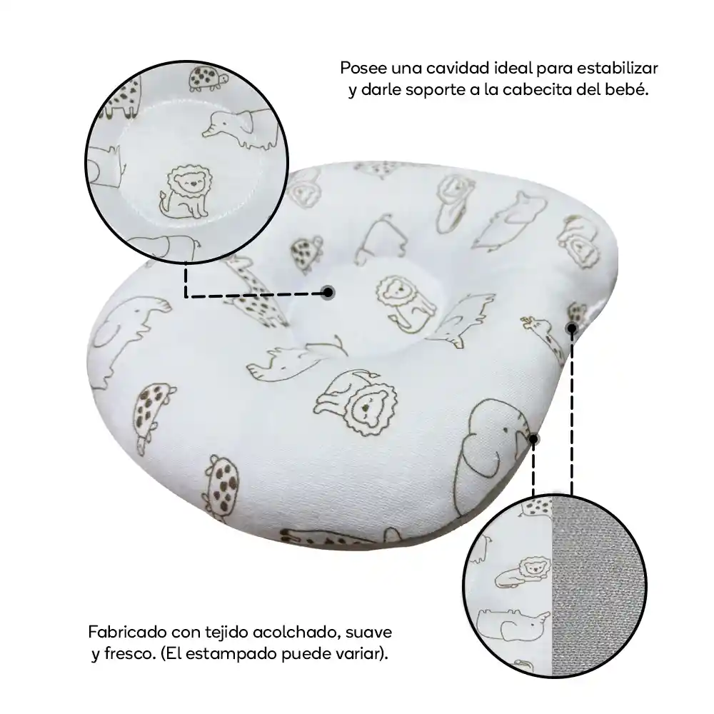 Almohada Estabilizadora Para Bebé - Nubba By Toral