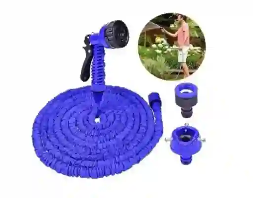 Manguera Magic Hose Expandible 30 Metros/50 Ft Lavado