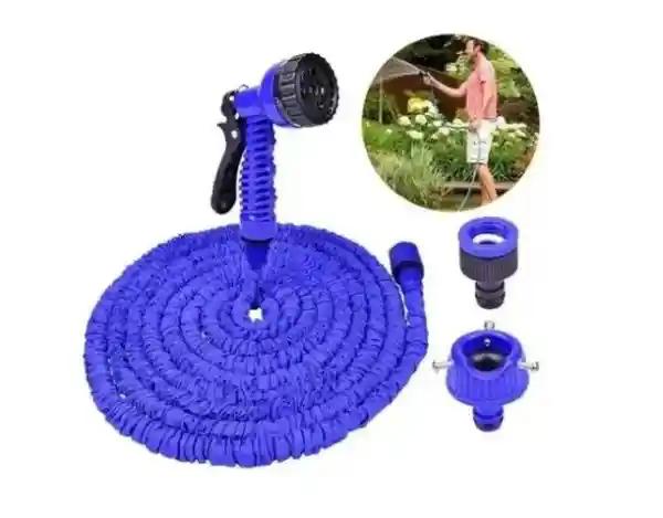 Manguera Magic Hose Expandible 30 Metros/50 Ft Lavado