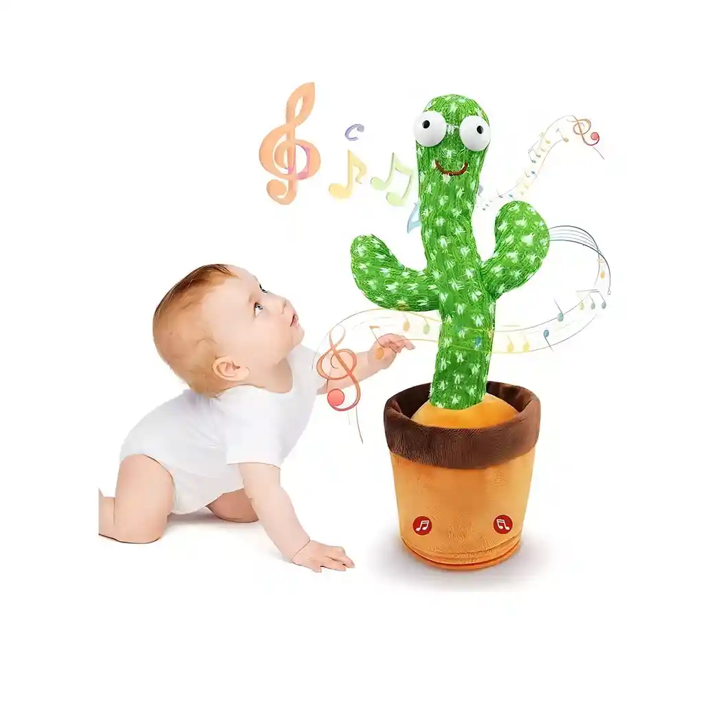 Cactus Bailarin Imita Voz Musical Bailarin Juguete Felpa