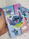 Libreta De Stitch Flores