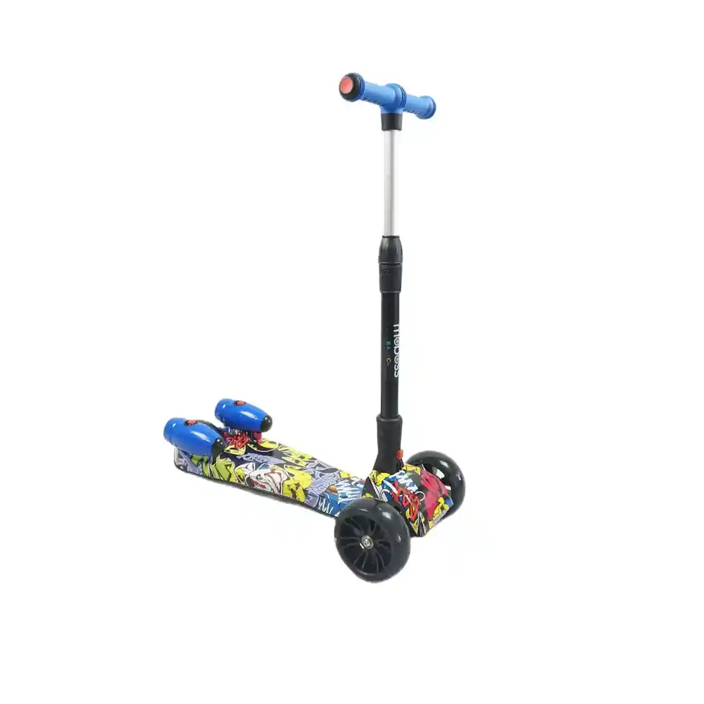 Patineta Scooter Con Humo Para Niños Bluetooth Luces Led Col