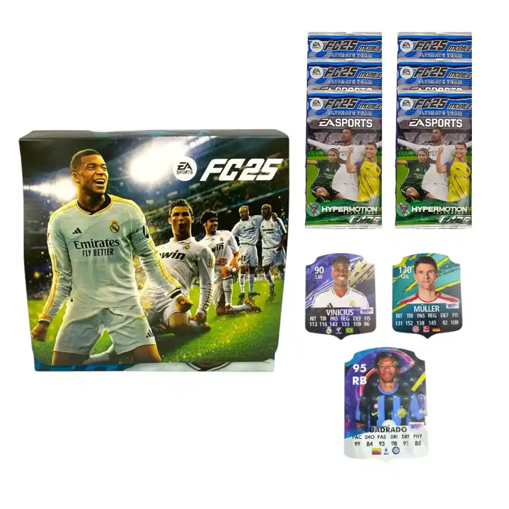 50 Cartas + 100 Láminas Coleccionables Fútbol Fifa Mobile