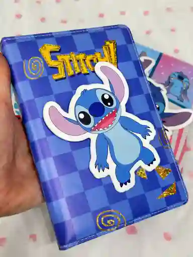 Libreta De Stitch Azul
