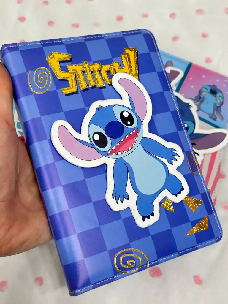 Libreta De Stitch Azul
