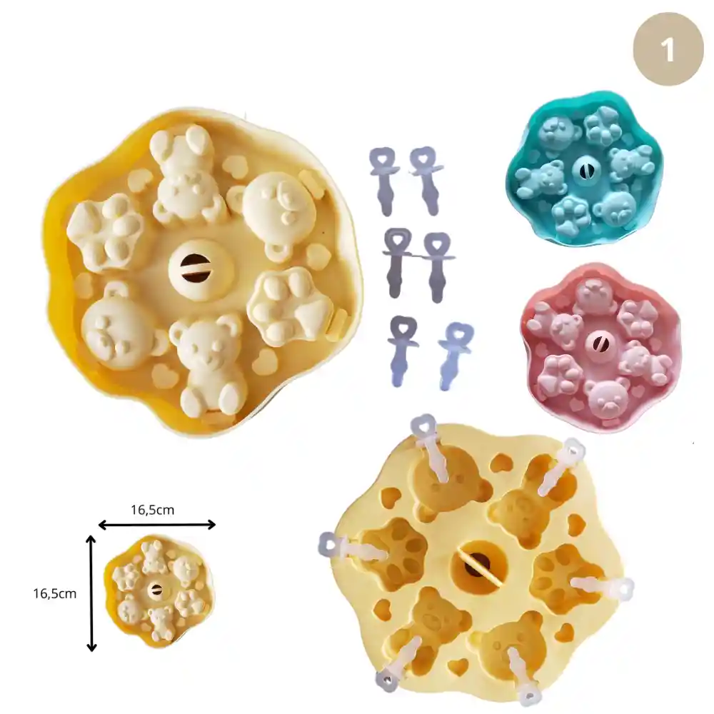 1 Molde De Silicona Para Chocolate O Gomitas