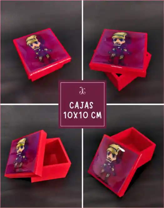 Caja Iron Man 10 X 10 Cm