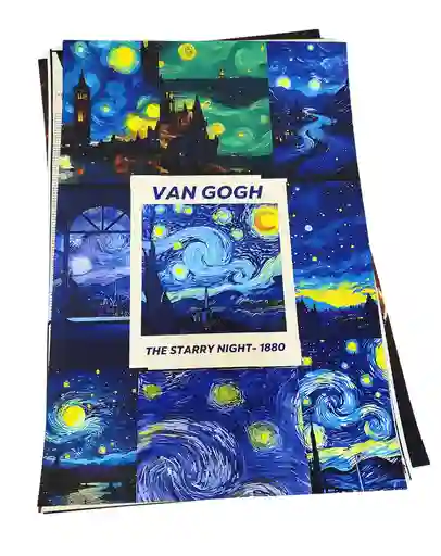 Posters Decorativo La Noche Estrellada Varios Recuadros Van Gogh 45x30 Cm