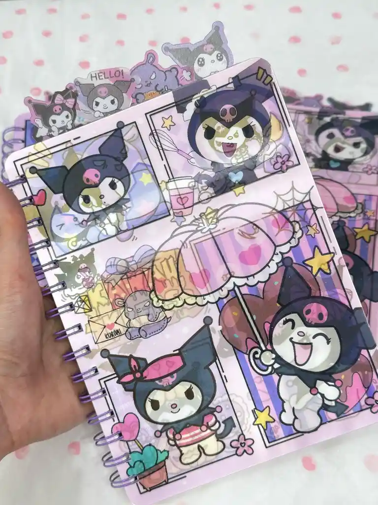 Cuaderno Cinco Materias Kuromi Halloween