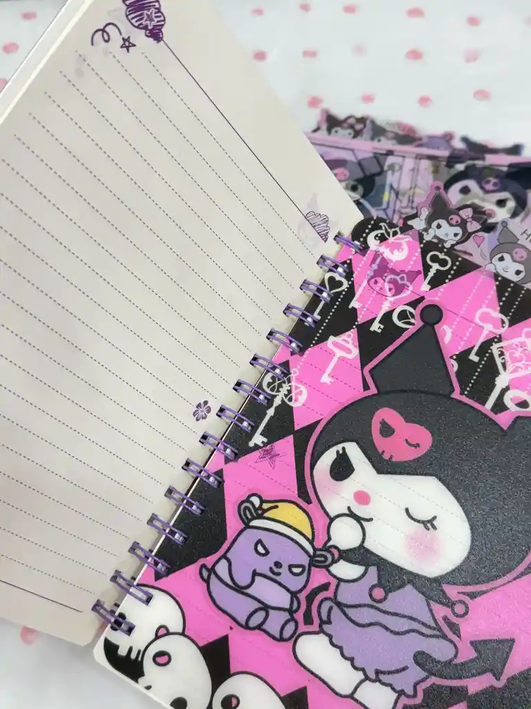 Cuaderno Cinco Materias Kuromi Halloween