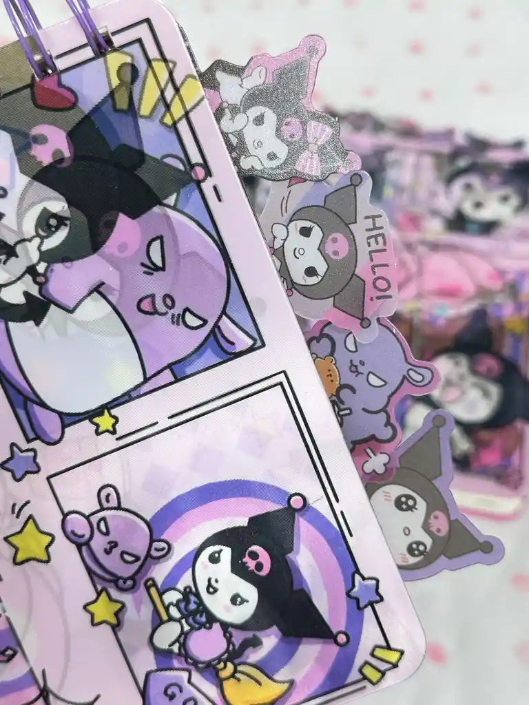 Cuaderno Cinco Materias Kuromi Halloween