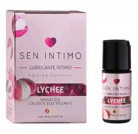 Lubricante Lychee Electrizante Caliente 30ml Sen Intimo
